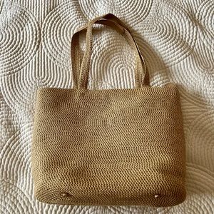 Eric Javits Women's Handbag - Squishee Tote in Peanut Color